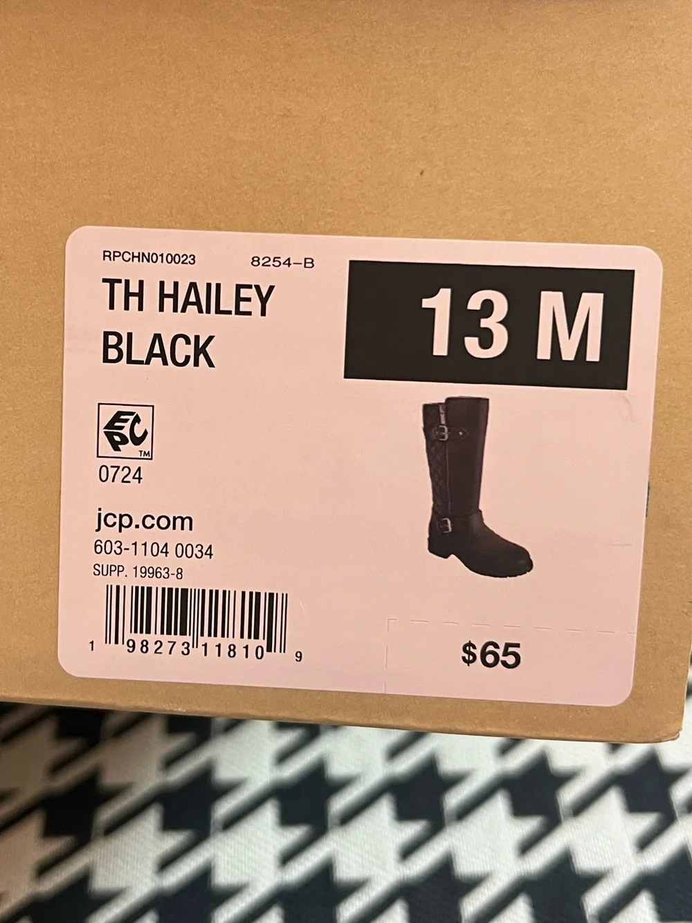 Thereabouts Girls Hailey Flat Heel Riding Boots-Size 13